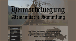 Desktop Screenshot of heimatbewegung.ch