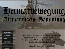 Tablet Screenshot of heimatbewegung.ch